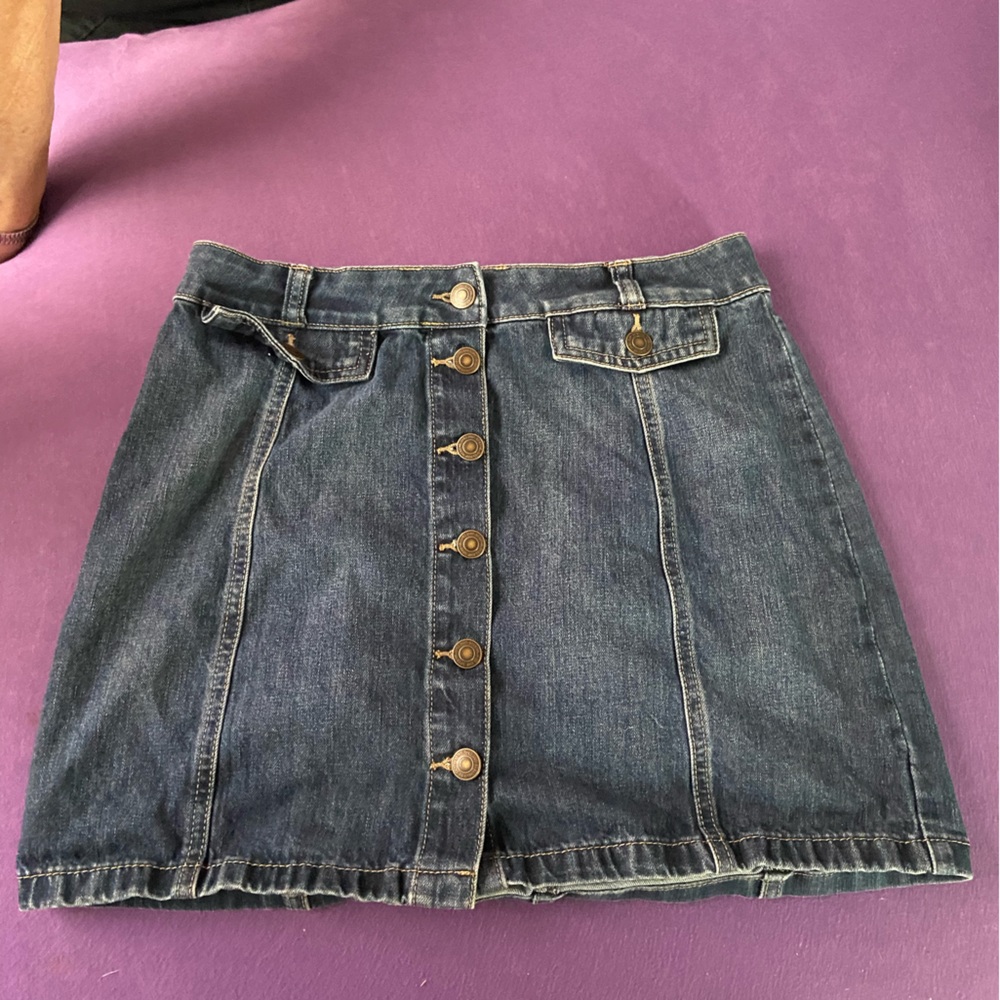 So button up skirt